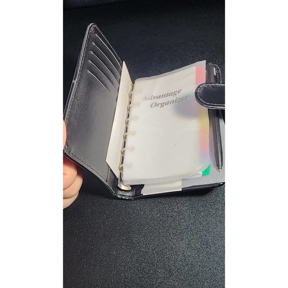 Avon Black Suede Cologne 3.4fl. oz. Gift Box 2001 Nos Black Vinyl Agenda RARE - Picture 4 of 6